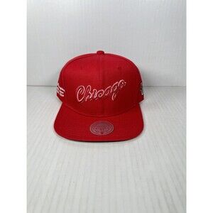 Mitchell & Ness Chicago Bulls NBA Championship Snapback Hat Adjustable BRAND NEW
